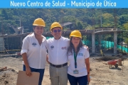 AVANCE DE OBRA DEL CENTRO DE SALUD EN EL MUNICIPIO DE UTICA, CUNDINAMARCA